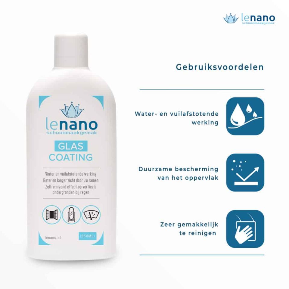 Lenano Glas coating infographic